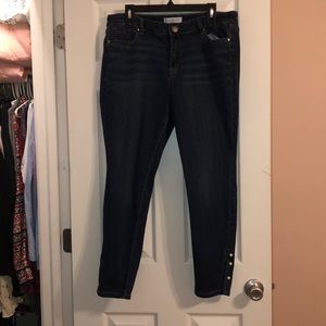 Lane Bryant cropped jeans